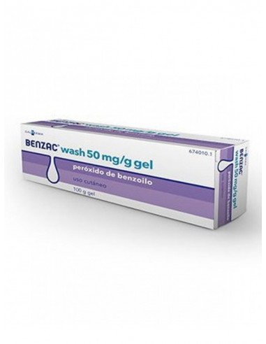BENZAC WASH  50 MG/G GEL TOPICO 100 G