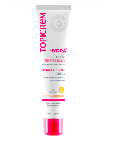 TOPICREM HIDRA+ COLOR MEDIUM SPF50 40ML