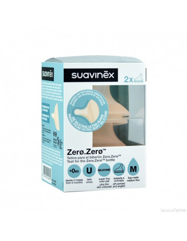 SUAVINEX TETINA ZERO SILICONA FLUJO...